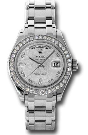 Replica Rolex Platinum Day-date Special Edition 39 Watch 18946 40 Diamond Bezel Meteorite Diamond Dial